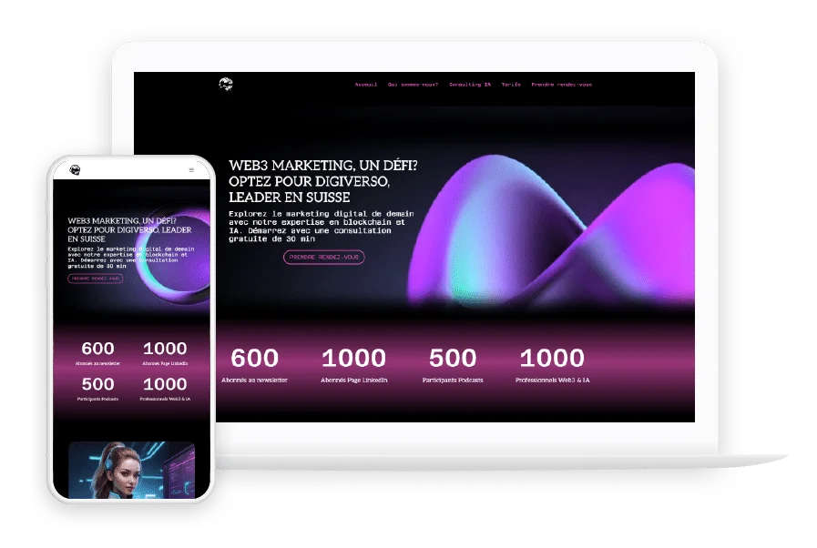 Digiverso – Site web marketing digital