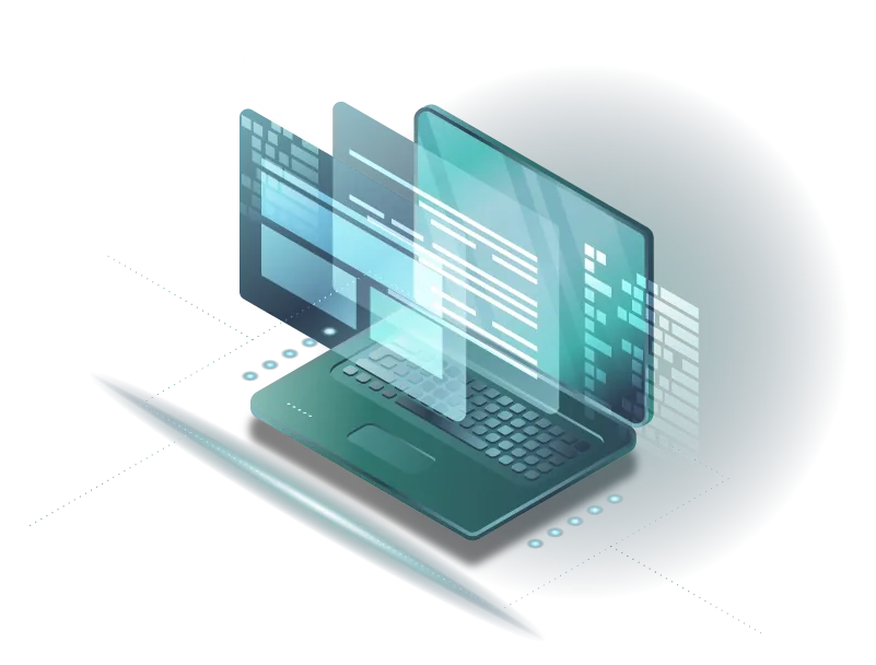 Illustration du pôle création de sites internet Pixelium