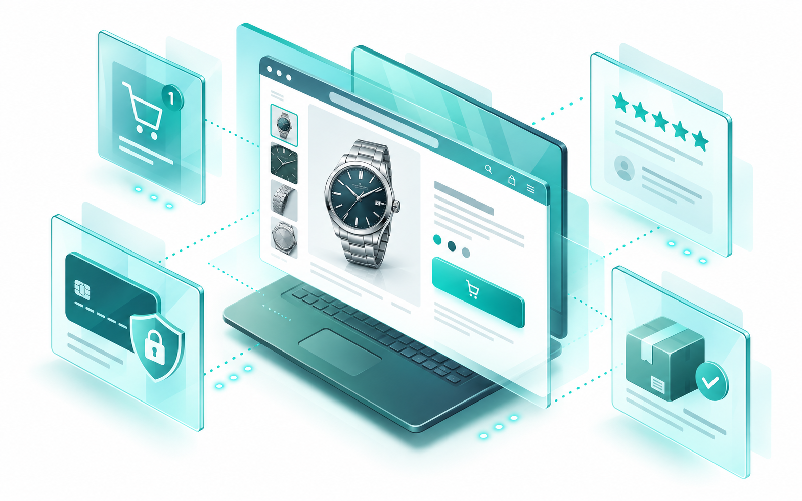 Boutique en ligne pour une marque horlogère neuchâteloise - Pixelium