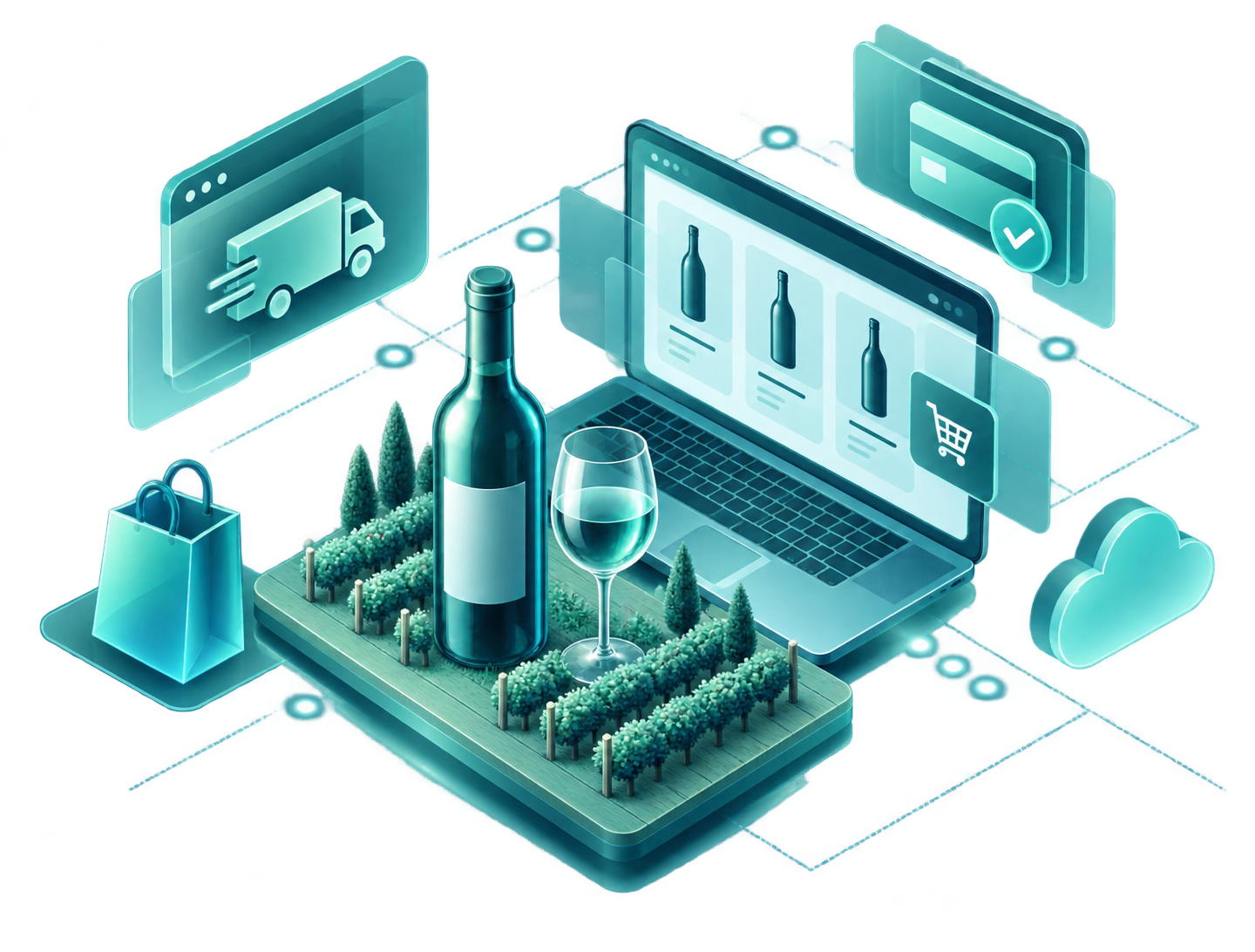 E-commerce vin et terroir valaisan - Pixelium