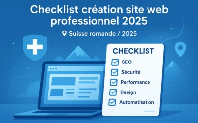 Checklist site web professionnel 2025 pour débutants