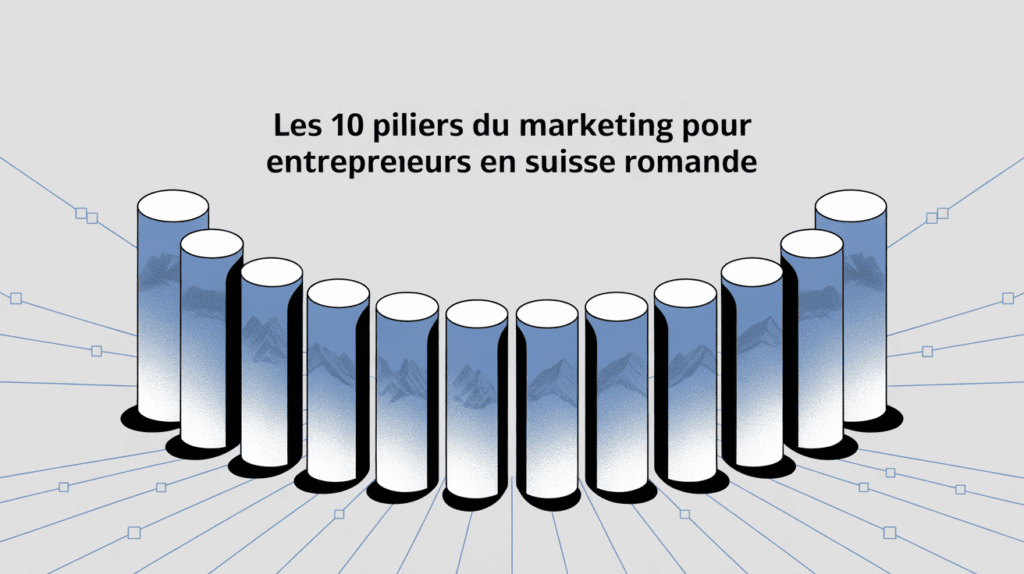 les 10 piliers du marketing pour entrepreneurs en suisse romande par pixelium.ch