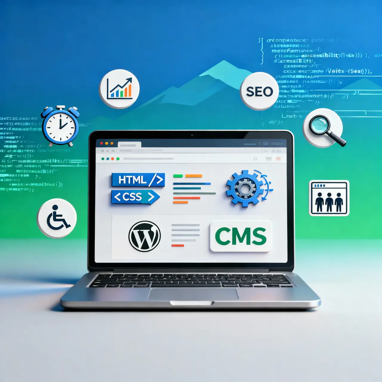 Progression des compétences techniques pour créateur site web Illustration de la progression des compétences techniques pour devenir créateur site web