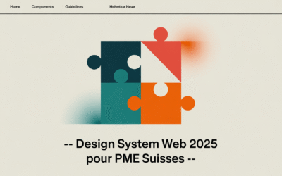 Design system web 2025 pour PME suisses