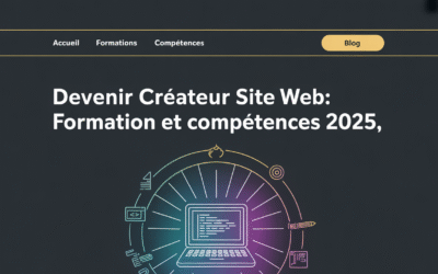 Devenir créateur site web: formation et compétences 2025