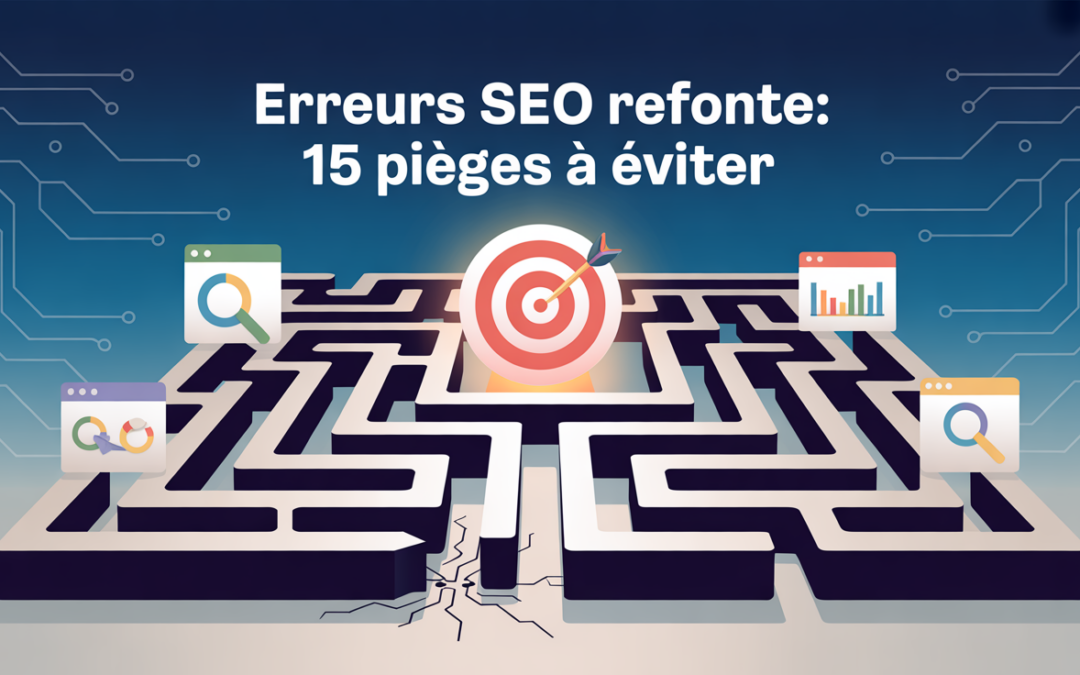 Erreurs SEO refonte: 15 pièges à éviter
