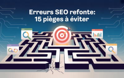 Erreurs SEO refonte: 15 pièges à éviter