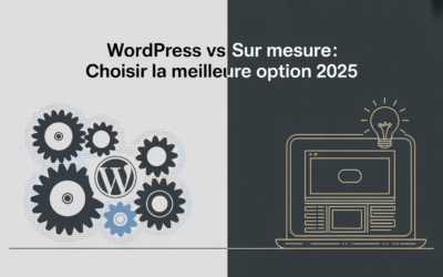 WordPress vs sur mesure : choisir la meilleure option 2025